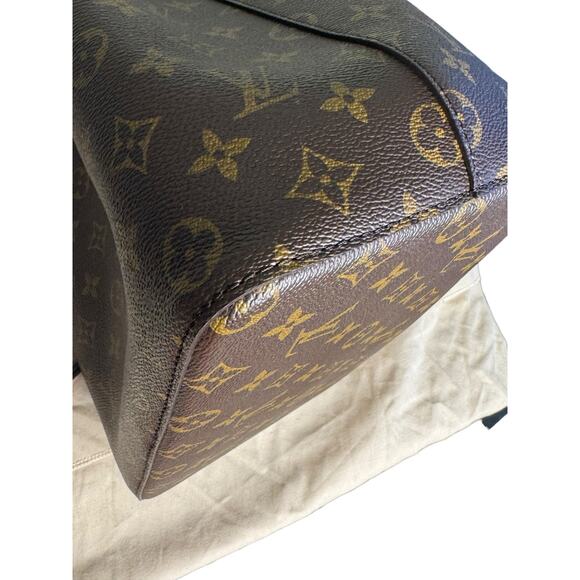 Louis Vuitton NWOT NeoNoe MM Bucket Bag in Caramel w/Dust Bag, Box & Ribbon - Picture 10 of 16